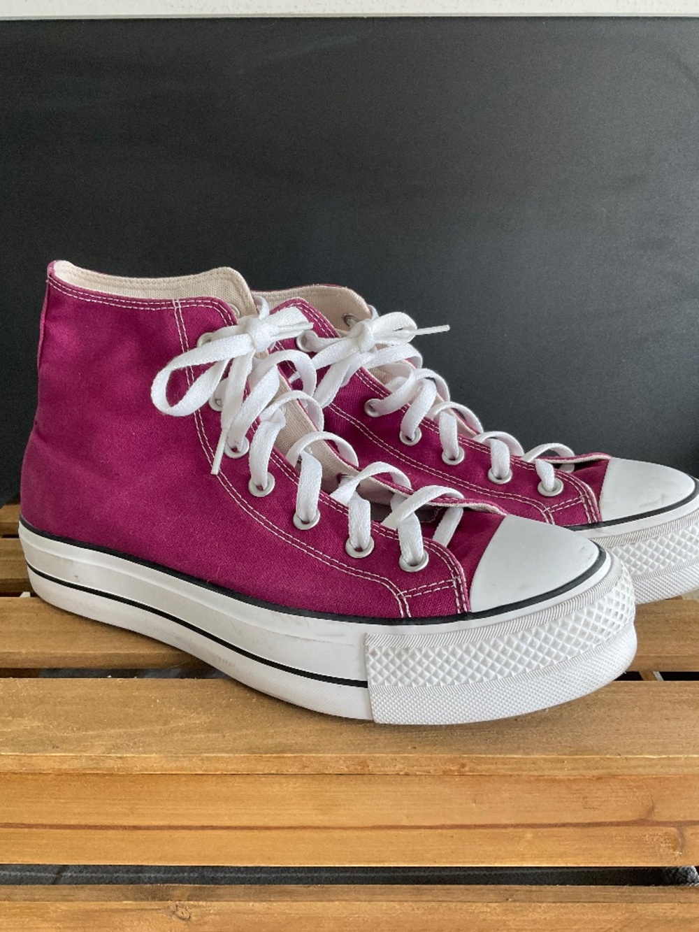 CONVERSE HIGH TOP PLATFORM SIZE 10